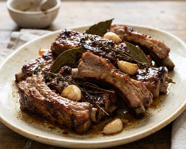 Oven-Baked Pork Ribs | Tender and Browned