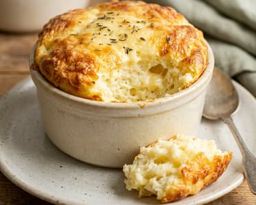 Baked potato and cașcaval soufflé | Traditional and fluffy