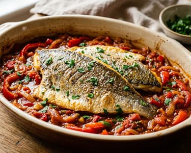 Dorada a la Roteña | Andalusian-Style Baked Fish