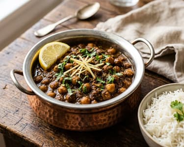 Amritsari Chole | Punjabi Chickpea Curry with Black Tea