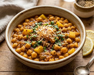 Ghugni | Bengali Chickpea Curry with Coconut