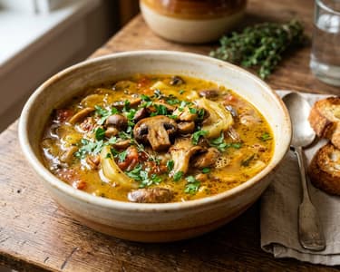 Bouillabaisse de ciuperci | Aromă provensală