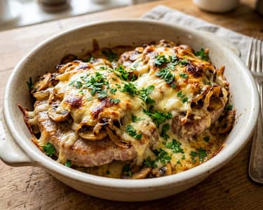 Cotlete de porc haiducești la cuptor | Fragede și gratinate