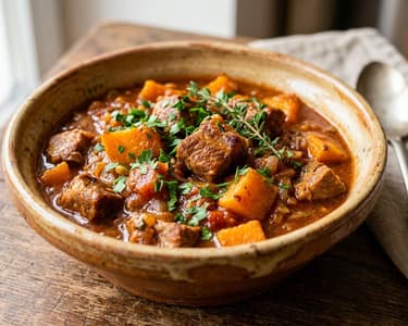 Tocană de porc cu dovleac | Aromă bogată de toamnă
