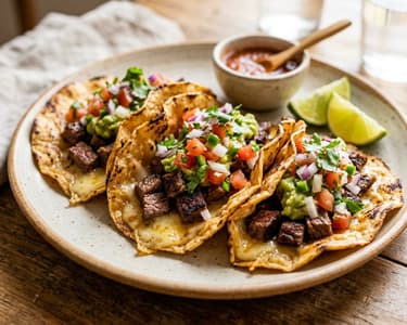 Vampiros mexicane cu vită | Street food crocant
