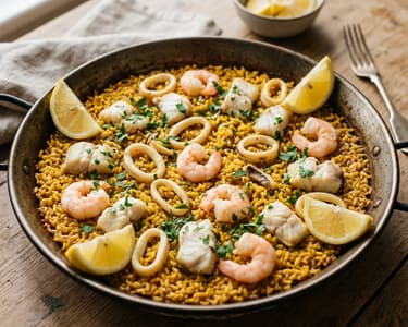 Arroz del senyoret | Spanish Seafood Rice