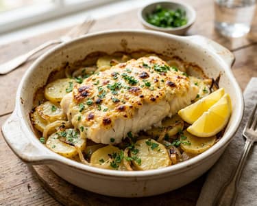 Cod gratin with alioli | Crispy Spanish delight
