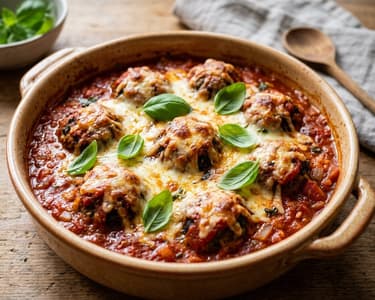Polpette de vinete la cuptor | Savoare italiană