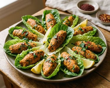 Salată turcească Mercimek Köftesi | Rulouri de linte și bulgur