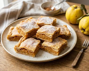 Plăcintă tradițională cu gutui | Desert aromat de toamnă