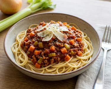 Bolognese Sauce with Turkey Meat