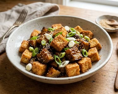 Tofu și vinete la wok | Cină asiatică în 20 de minute