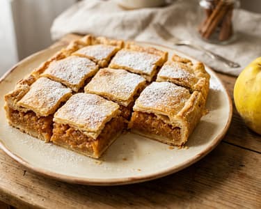 Plăcintă tradițională cu gutui | Desert aromat de toamnă
