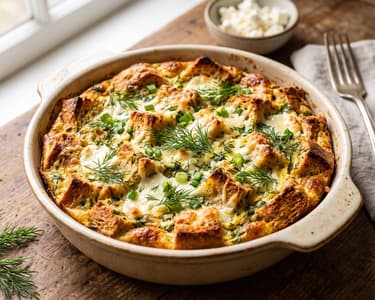 Frigănele la cuptor cu brânză și mărar | Brunch cald românesc