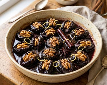 Prune umplute cu nuci | Desert tradițional de toamnă