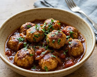 Onion Stew with Meatballs | Sweet and Aromatic