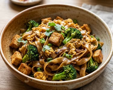 Pad See Ew cu tofu la wok | Cină în 15 minute