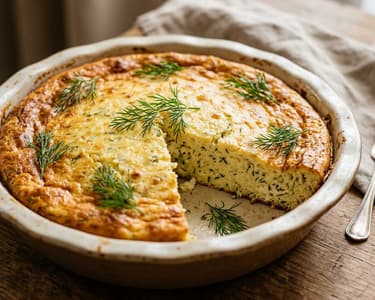 Pască sărată cu telemea și mărar | Brunch pufos la cuptor