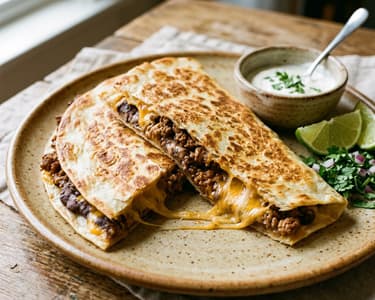 Machete mexican cu vită și fasole | Street food crocant și suculent