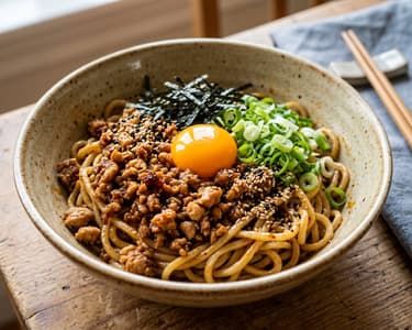 Taiwan Mazesoba cu pui | Street food japonez savuros