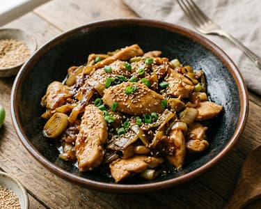 Wok Chicken with Leeks | 15-Minute Asian Dinner