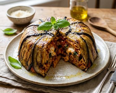 Eggplant Timballo | Baked Flavor of Sicily