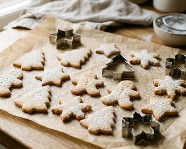 Festive Christmas Butter Cookies | In Cheerful Shapes for Kids