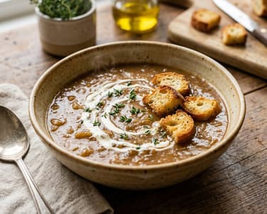 Supă cremă de ceapă coaptă | Catifelată și aromată