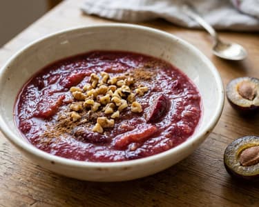 Plum Chisăliță with Walnuts | Traditional Aromatic Dessert