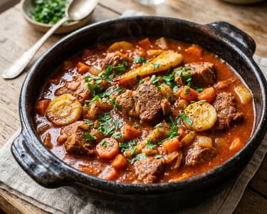 Pork Stew with Parsnips | Traditional and Tender