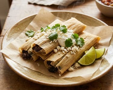 Black Bean Tamales | Authentic Mexican Street Food