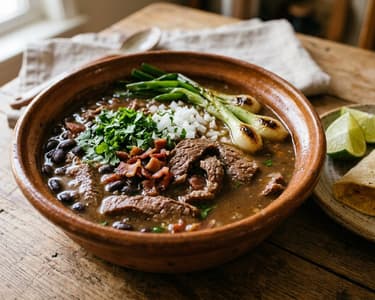Carne en su jugo with beef | Authentic Mexican street food