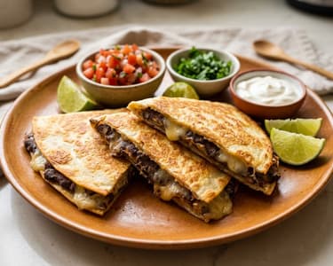 Crispy Black Bean and Melted Cheese Sincronizadas