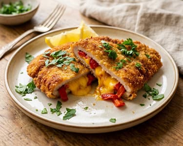 Pork Mosaic Schnitzel | Golden-Brown and Crispy Pan-Fried