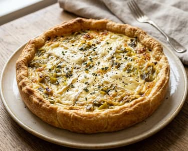 Leek and Brie Flamiche | French Tart