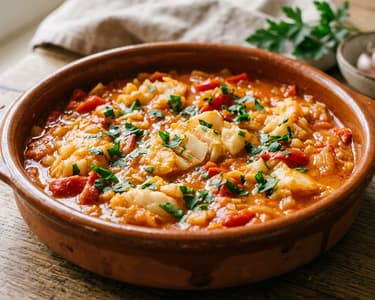 Bacalao al ajoarriero | Cod spaniol cu ardei și usturoi