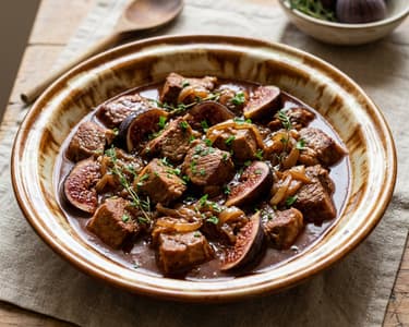 Tocană de porc cu smochine proaspete | Rețetă boierească de toamnă