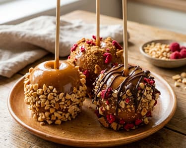 Mere caramelizate de Halloween | Desert festiv crocant