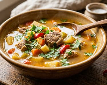 Ciorbă de bibilică cu legume și borș | Tradiție de toamnă