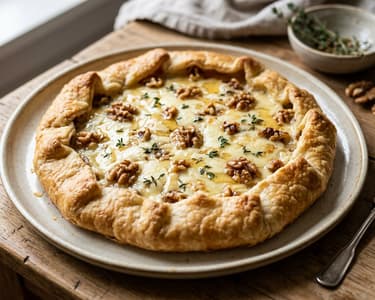 Neufchâtel Cheese and Walnut Tart | French Taste