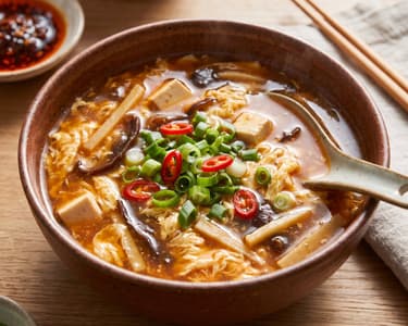 Supă picantă și acrișoară Chinezească