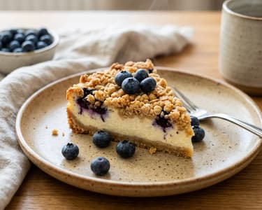 Blueberry Crumble Cake