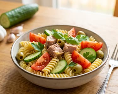 Tuna and Olive Pasta Salad