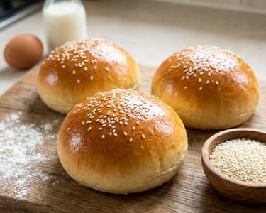 Chifle de casă pentru burgeri