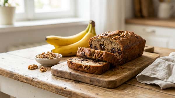 Banana bread: Rețeta pufoasă de chec cu banane