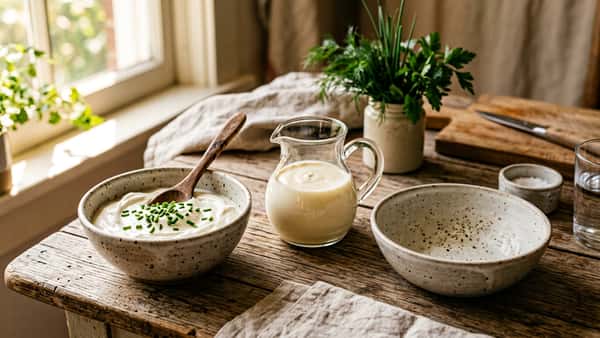 Smântână fermentată vs smântână dulce: Ghid practic