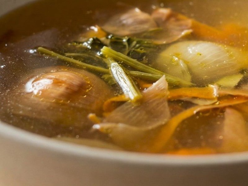 Soup from Vegetable Scraps