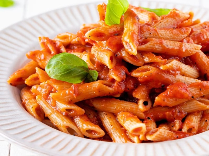 Pasta with Roasted Vegetables