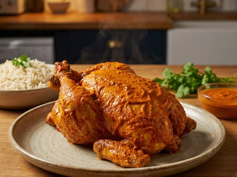 Indian Chicken with Yogurt and Curry