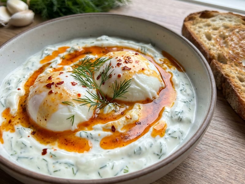 Turkish-style eggs